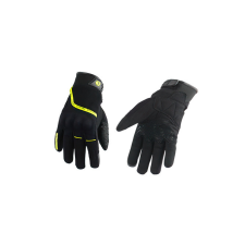  Téli kesztyűk Trendy Lanz fekete / neon sárga XL motoros kesztyű
