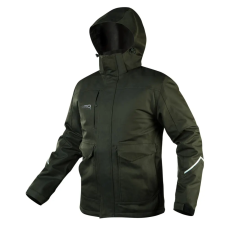  Téli Munkavédelmi kabát, olíva, CAMO, XL