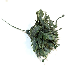  Téli műzöld pikk, mérete: kb. 24 cm dekorációs kellék