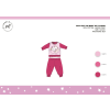  Téli pamut interlock baba pizsama - Unikornis - pink - 80