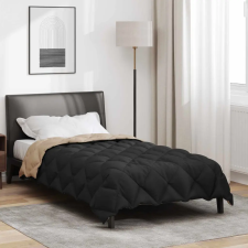 Téli takaró Fekete és Taupe 220 x 140 cm Mikroszál lakástextília