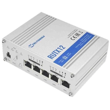 Teltonika RUTX12DUAL 4xGbE LAN 2xminiSIM 4G/LTE CAT6 Bluetooth Dual Band Vezeték nélküli Gigabit ipari router router