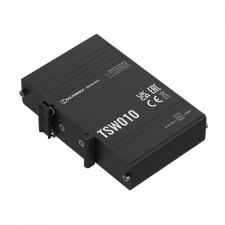 Teltonika TSW010 | Switch | 5x RJ45 100Mb/s, Passive PoE, IP30, DIN hub és switch