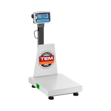 TEM Platform mérleg - hitelesített - 150 kg / 50 g - antisztatikus mérleg