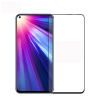  Temp-glass006125 Huawei Honor View 20 teljes lefedettséget biztosító Karcálló,ütésálló kijelzővédő üvegfólia fekete kerettel, tempered glass, törlőkendővel