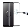 Temp-glass006231 Samsung Galaxy S9 Plus fekete 3D-teljes lefedettséget biztosító Karcálló,ütésálló kijelzővédő üvegfólia, 9H tempered glass, törlőkendővel