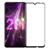  Temp-glass006379 Honor 20i / 20 Lite teljes lefedettséget biztosító Karcálló,ütésálló kijelzővédő üvegfólia fekete kerettel, tempered glass, törlőkendővel