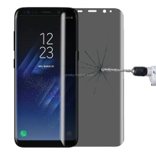  Temp-glass065253 Samsung Galaxy S8 Plus teljes 3D lefedettséget biztosító betekintésvédelemmel ellátott karcálló,ütésálló kijelzővédő üvegfólia, 9H tempered glass, törlőkendővel (Betekintésgátló) mobiltelefon kellék