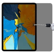  Temp-glass065301 Apple iPad Pro 11 (2018) matt fekete betekintésvédelemmel ellátott karcálló,ütésálló kijelzővédő üvegfólia, 9H tempered glass, törlőkendővel (Betekintésgátló) tablet kellék