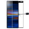 Temp-glass630959 Sony Xperia 10 3D-teljes lefedettséget biztosító Karcálló,ütésálló kijelzővédő üvegfólia, 9H tempered glass, törlőkendővel