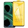  Temp-glass63127373 Realme 8 5G 5D-teljes (teljes felület ragasztó) teljes lefedettséget biztosító karcálló, ütésálló kijelzővédő üvegfólia kerettel, tempered glass, törlőkendővel