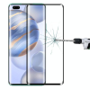  Temp-glass6312737934 Honor 30 Pro / 30 Pro Plus 3D-teljes lefedettséget biztosító karcálló, ütésálló kijelzővédő üvegfólia, 9H tempered glass, törlőkendővel