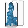 Temp-glass6312738110 Apple iPhone 15 teljes lefedettséget biztosító karcálló, ütésálló kijelzővédő üvegfólia kerettel, tempered glass, törlőkendővel