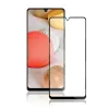  Temp-glass63127496 Samsung Galaxy A42 teljes lefedettséget biztosító karcálló, ütésálló kijelzővédő üvegfólia fekete kerettel, tempered glass, törlőkendővel