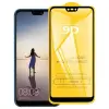  Temp-glass631546 Huawei Nova 3E / P20 Lite teljes lefedettséget biztosító Karcálló,ütésálló kijelzővédő üvegfólia kerettel, tempered glass, törlőkendővel