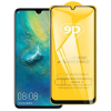 Temp-glass631565 Huawei P smart (2019) teljes lefedettséget biztosító Karcálló,ütésálló kijelzővédő üvegfólia matt fekete kerettel, tempered glass, törlőkendővel