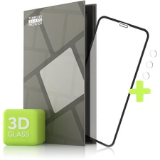 Tempered Glass Protector Edzett üvegvédő iPhone 11 Pro készülékhez - 3D-s esetbarát, fekete + üvegből a kameraba mobiltelefon kellék