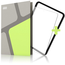 Tempered Glass Protector iPad 10,2 (2019/ 2020/ 2021) üvegfólia + felhelyező keret tablet kellék