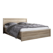 Tempo Ágy tárhellyel, 160x200, sonoma tölgy, JESI NEW ágy és ágykellék