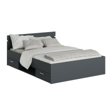 Tempo Ágykeret, 140x200, grafit, MICHIGAN NEW ágy és ágykellék