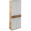 Tempo CYRIL Szekrény TYP 1, wotan tölgy/fehér
