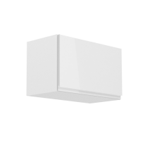 Tempo Felsőszekrény, fehér-fehér extra magasfényű, AURORA G60KN bútor