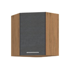 Tempo Felsőszekrény, tölgy lancelot-szürke matt, VEGA 58x58 GN-72 1F bútor