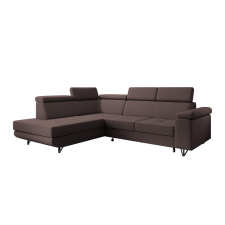 Tempo Kinyitható ülőgarnitúra, barna, balos, JOGI ROH bútor