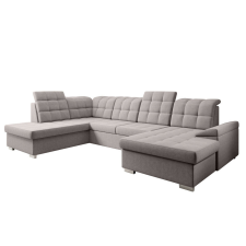 Tempo Kinyitható ülőgarnitúra, szürkésbézs Taupe, balos, OREO U bútor