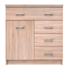 Tempo Komód 1D4S, sonoma tölgy, TOPTY TYP 20 bútor