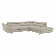 Tempo Sarokülőgarnitúra, szürke-bézs taupe, jobbos, FABIA bútor