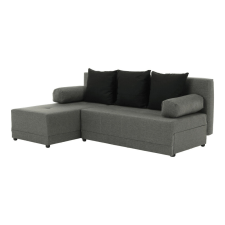 Tempo Sarokülőgarnitúra, szürke/fekete, balos, MEXX bútor