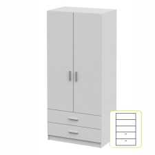 Tempo Szekrény, fehér, INVITA TYP 5 bútor