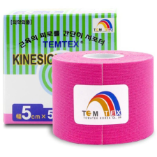 Temtex Tape Classic rugalmas szalag az izmokra és az izületekre szín Pink 1 db gyógyászati segédeszköz