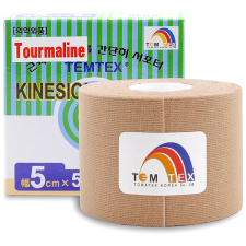 Temtex Tourmaline bézs 5 cm-es kineziológiai szalag gyógyászati segédeszköz
