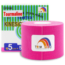 Temtex Tourmaline pink 5 cm-es kineziológiai szalag gyógyászati segédeszköz