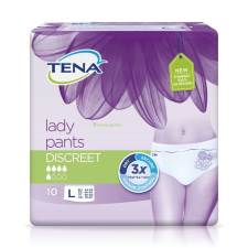  TENA Lady Pants Discreet pelenkanadrág diszkrét kivitelben inkontinencia ellátására Large 10db gyógyászati segédeszköz