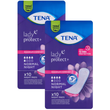 Tena Lady Protect+ Normal éjszakai inkontinencia Betét 20db intim higiénia