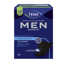  TENA Men Active Fit Protective Shield férfi betét - 14 db gyógyászati segédeszköz
