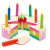 Tender Leaf Rainbow Birthday Cake Szeletelhető szivárvány fa torta