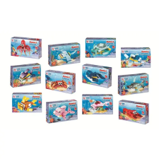  Tengeri állatos építőkészlet - 12 féle puzzle, kirakós