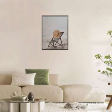 Tengerparti pihenés kép 40x50 cm grafika, keretezett kép