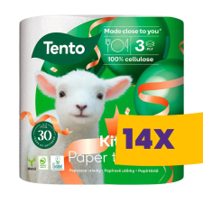 TENTO Kitchen Innovations háztartási papírtörlő - 3 rétegű, 2 tekercs (Karton - 14 csomag) higiéniai papíráru