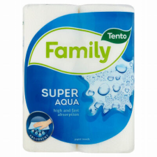  TENTO SUPER AQUA PAPÍRTÖRLŐ 2RÉTEGŰ 2TEK papírárú, csomagoló és tárolóeszköz