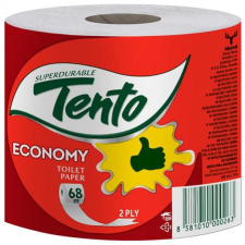 TENTO Toalettpapír, 2 rétegű, 36 tekercses, TENTO "Economy", natúr higiéniai papíráru