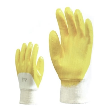  TENYÉREN MÁRTOTT SÁRGA NITRIL KESZTYŰ (8) védőkesztyű