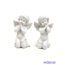 Térdelő angyalka figura 9,5 cm - 104 dekorációs kellék