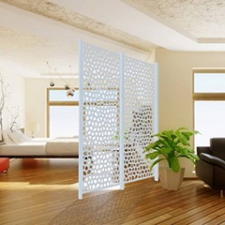  - Térelválasztó panel - dekorpanel Mosaic (100x200cm) fehér kerti bútor