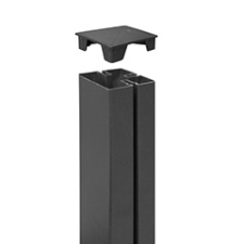  - Térelválasztó panel oszlophoz végzáró - Tap Alupost (2 darab) szürke kerti bútor