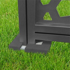  - Térelválasztó panelhez rögzítő alaphoz burkolat - Tap Basfix (2 darab) szürke kerti bútor